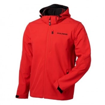 M SOFTSHELL JKT - RED/GRY S