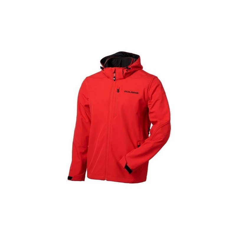 M SOFTSHELL JKT - RED/GRY S