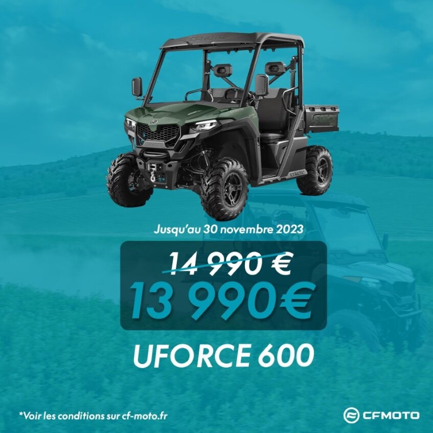 PROMO CFMOTO UFORCE 600 AVENEL MOTOS PROMO CFMOTO UFORCE 600 AVENEL MOTOS