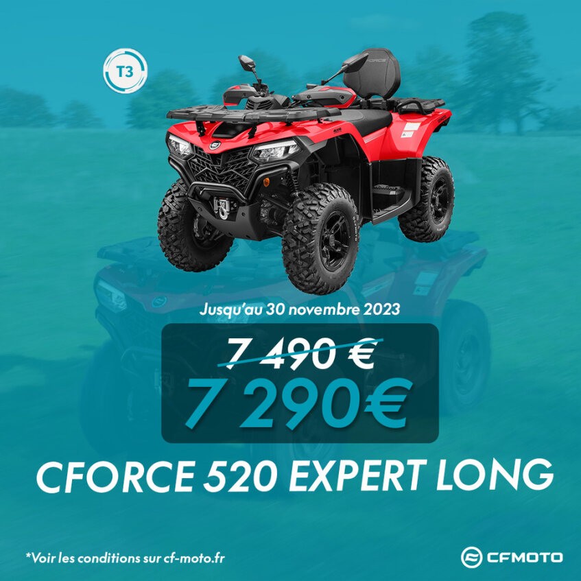 PROMO CFMOTO CFORCE 520 EXPERT LONG T3 AVENEL MOTOS PROMO CFMOTO CFORCE 520 EXPERT LONG T3 AVENEL MOTOS