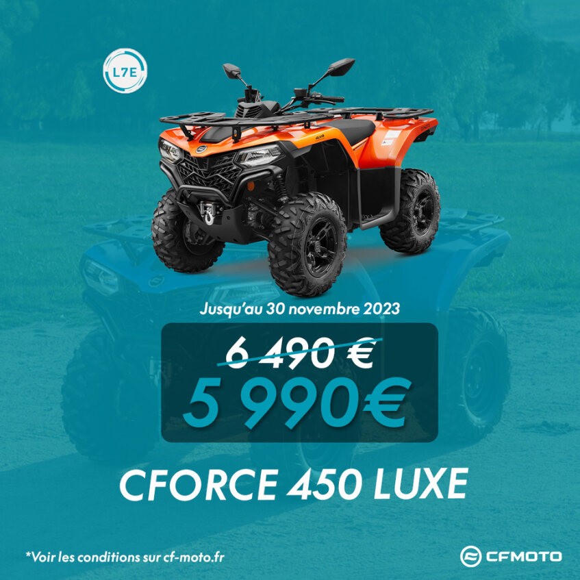 PROMO CFMOTO CFORCE 450 T3 LUXE AVENEL MOTOS PROMO CFMOTO CFORCE 450 T3 LUXE AVENEL MOTOS