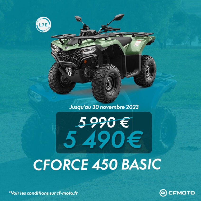 PROMO CFMOTO CFORCE 450 BASIC AVENEL MOTOS PROMO CFMOTO CFORCE 450 BASIC AVENEL MOTOS