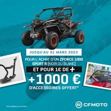 OFFRE ACCESSOIRES ZFORCE 1000 SPORT AVENEL MOTOS OFFRE ACCESSOIRES ZFORCE 1000 SPORT AVENEL MOTOS