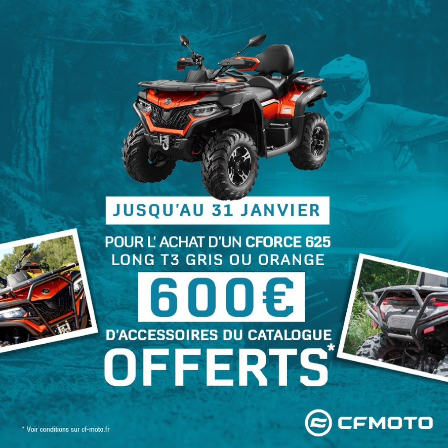 OFFRE ACCESSOIRES CFMOTO CFORCE 625 TOURING T3 AVENEL MOTOS OFFRE ACCESSOIRES CFMOTO CFORCE 625 TOURING T3 AVENEL MOTOS