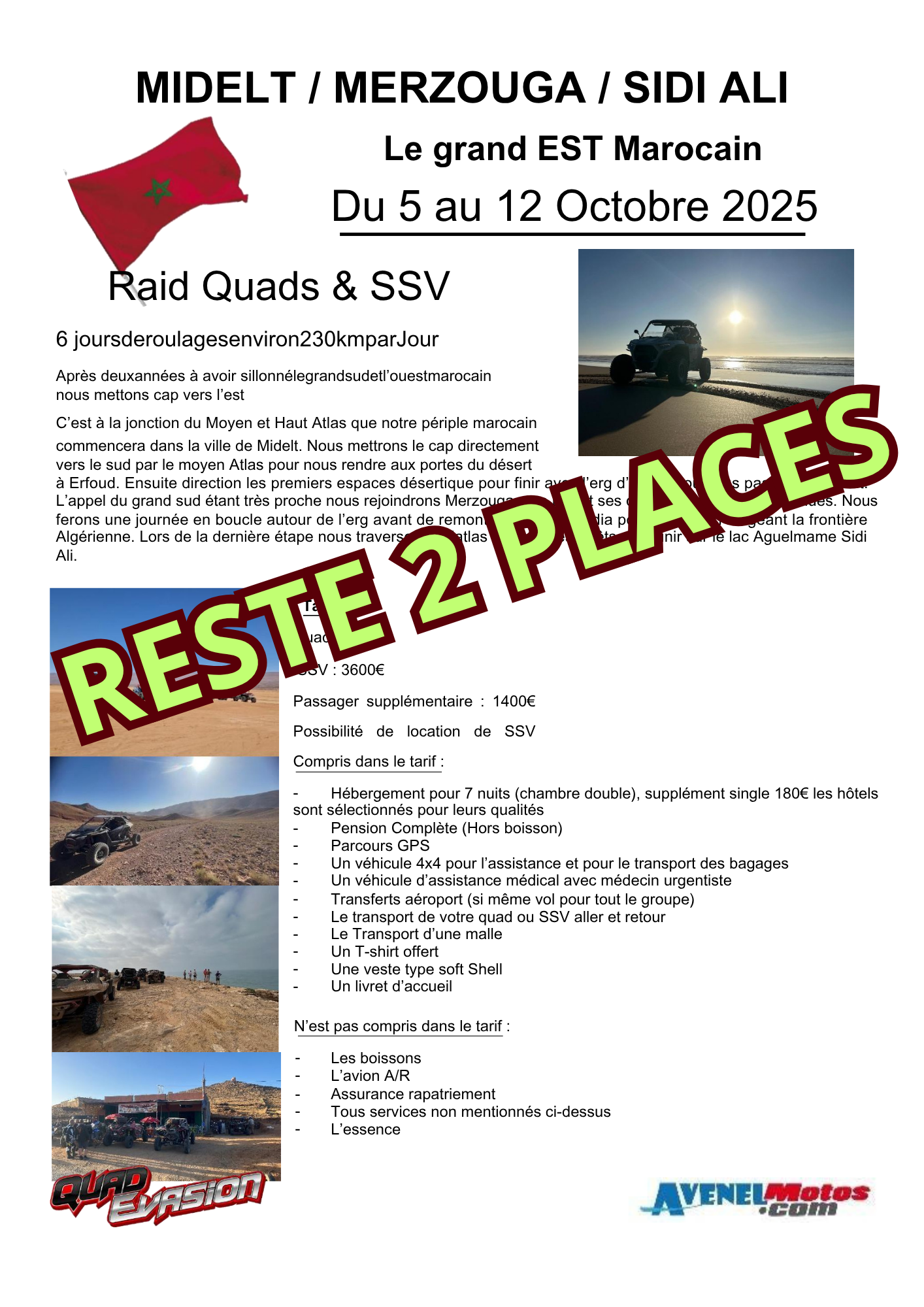 RAID MAROC OCTOBRE 2025
