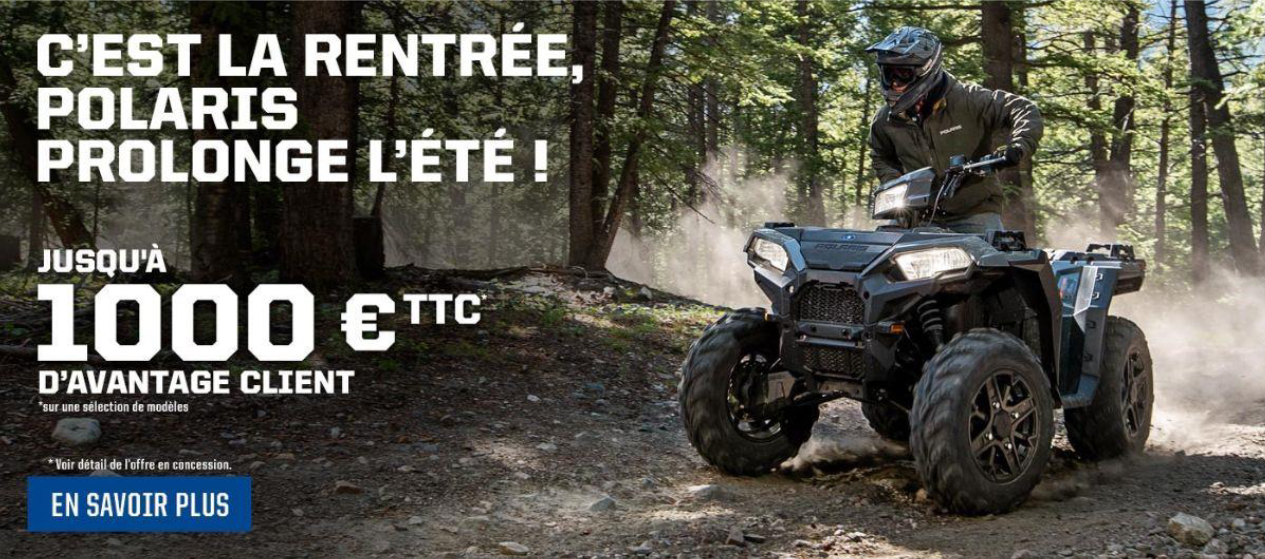 PROMO RENTREE POLARIS AVENEL MOTOS PROMO RENTREE POLARIS AVENEL MOTOS