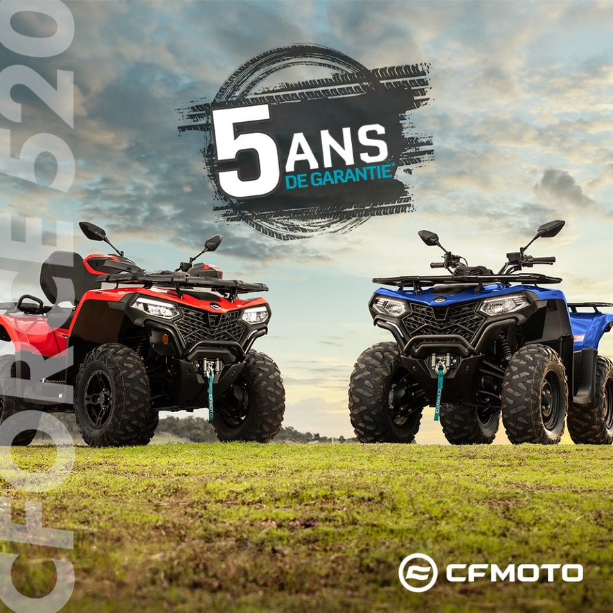 GARANTIE 5 ANS GAMME CFORCE 520 AVENEL MOTOS GARANTIE 5 ANS GAMME CFORCE 520 AVENEL MOTOS