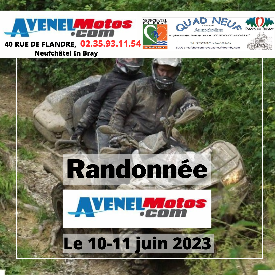 RANDONEE WEEK END AVENEL MOTOS QUADS RANDONEE WEEK END AVENEL MOTOS QUADS