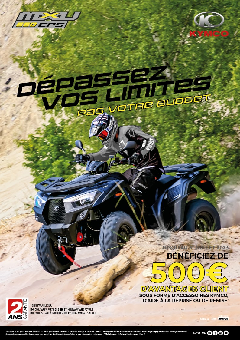 PROMO KYMCO MXU 550 PROMO KYMCO MXU 550