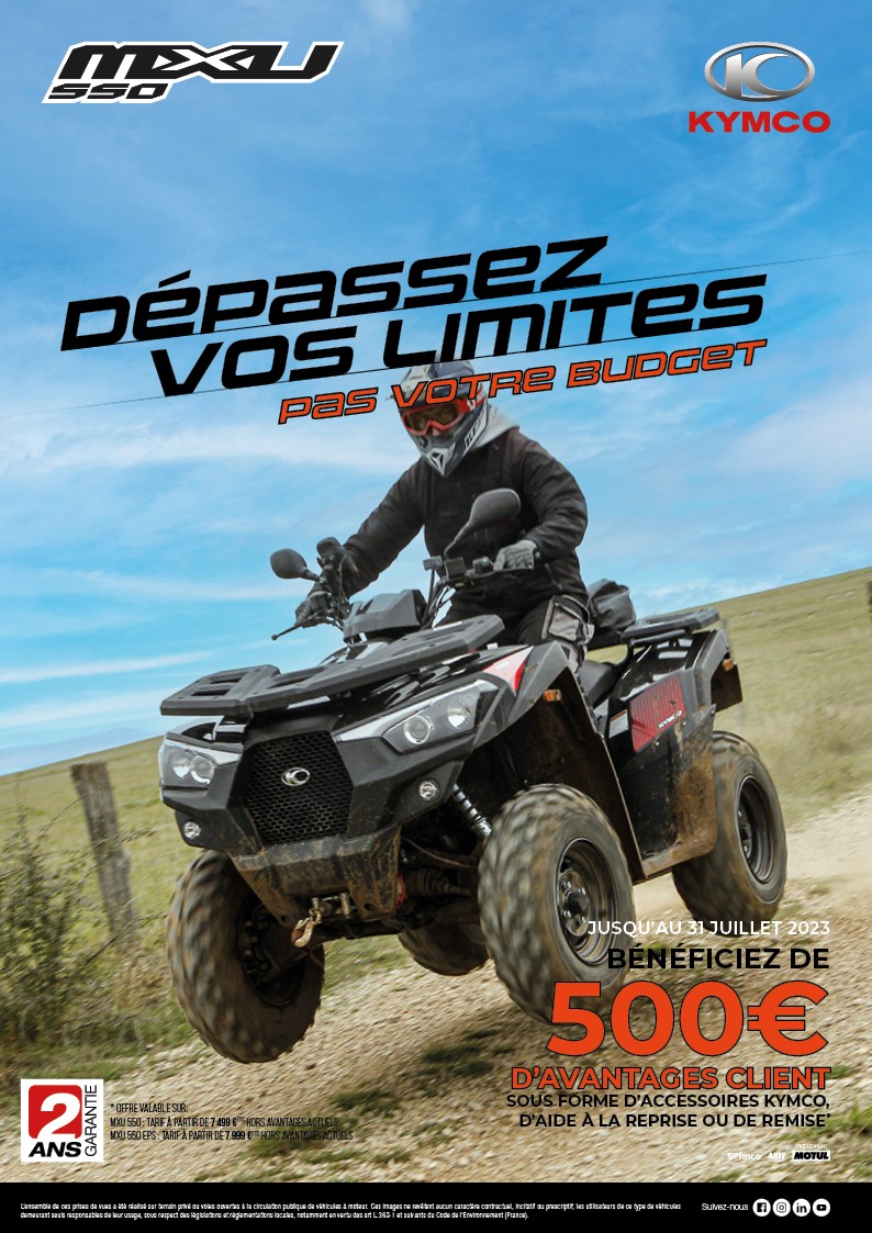 PROMO KYMCO MXU 550 PROMO KYMCO MXU 550